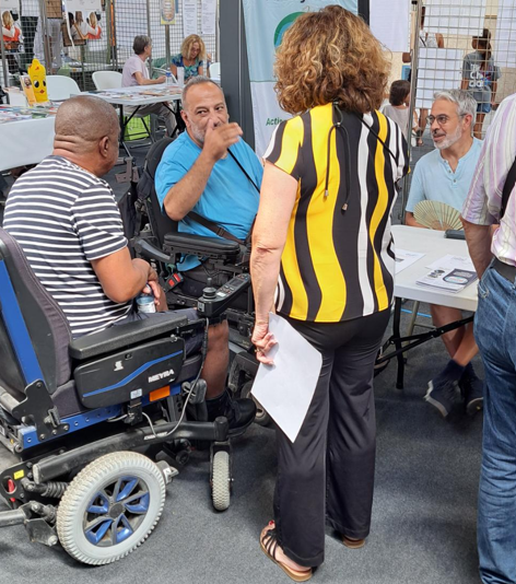 devant le stand